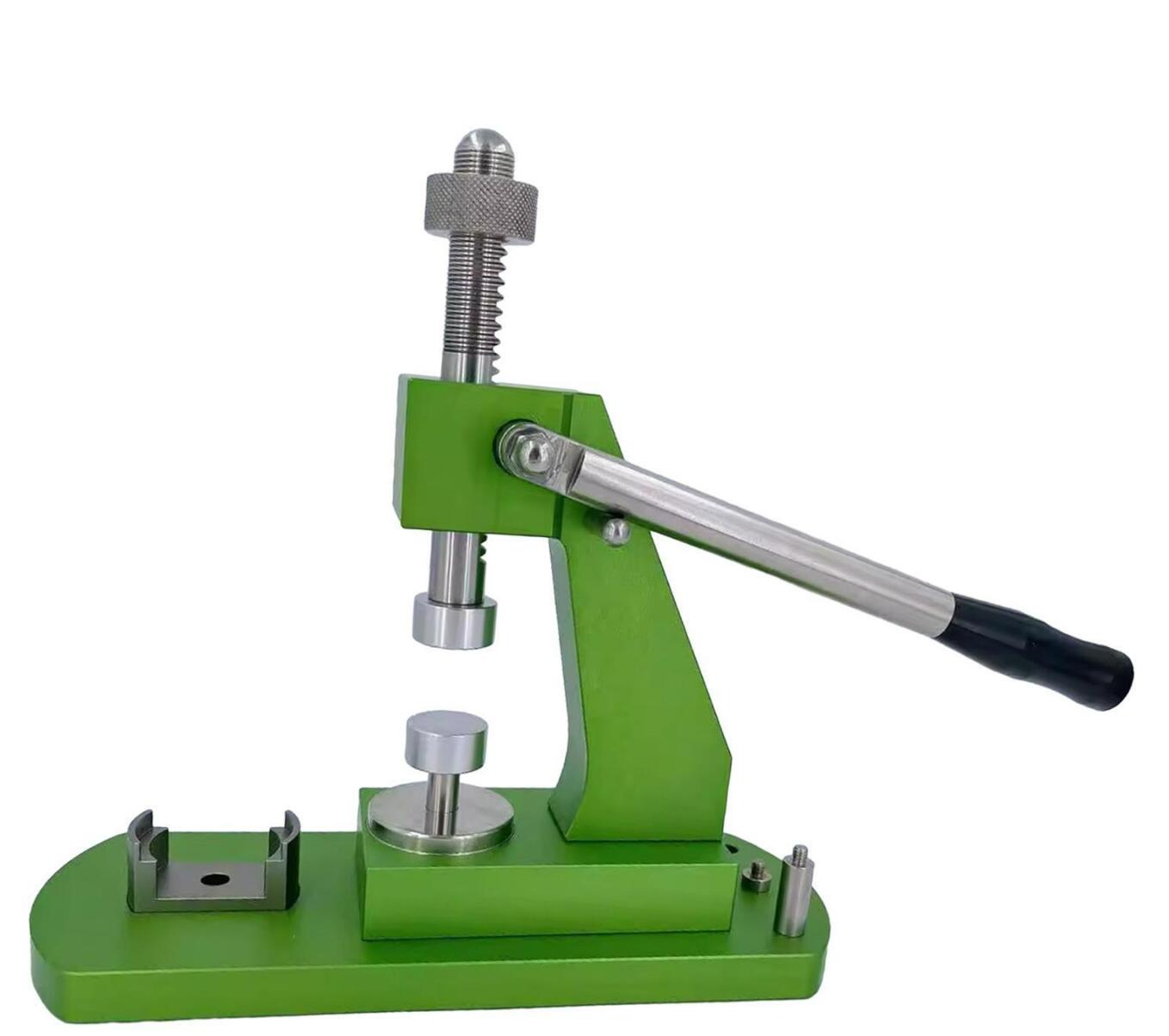 Сверхпрочный инструмент для прессования часовых стекол, набор штампов, настольная машина для установки часовых стекол и задних крышек для часовщиков 6173