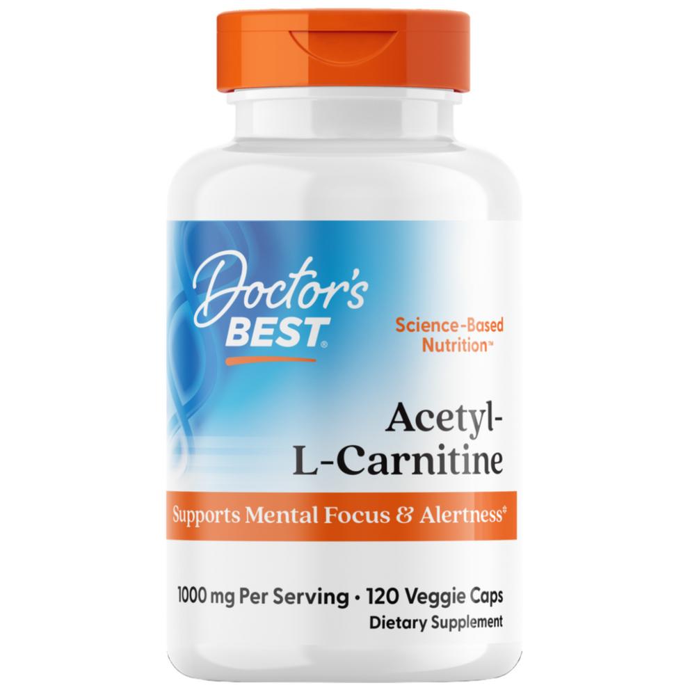 Doctor's Best Acetyl-L-Carnitine 500mg Veggie Caps