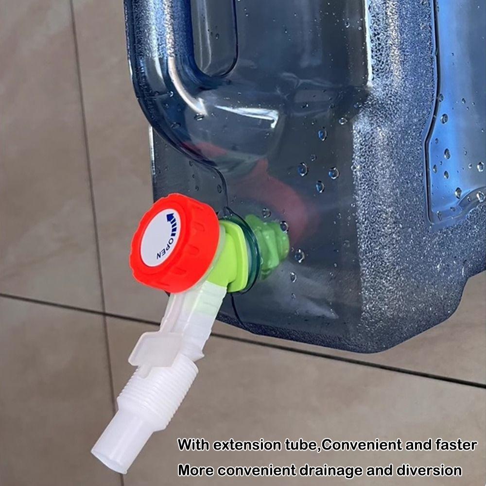 Knob Type Drinking Water Bucket Tap Plastic Water Tank Faucet Useful Tap Replacement  Outdoor