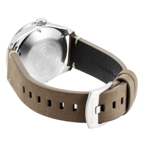 Spinniker CROFT Men's 40mm Watch, Black Dial, Stainless Steel, Sapphire Crystal, Automatic, 15 ATM Water Resistance, Brown, SP-5100-01