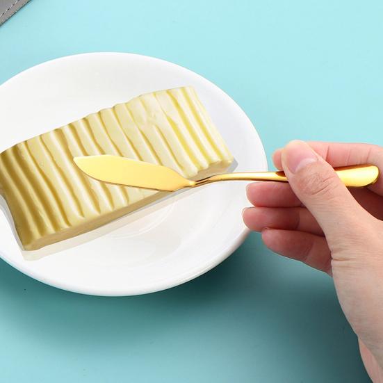 Butter Spreader Cutter Stainless Steel Ergonomic Handle Cutter for Baking And Breakfast Smooth Cream Jam