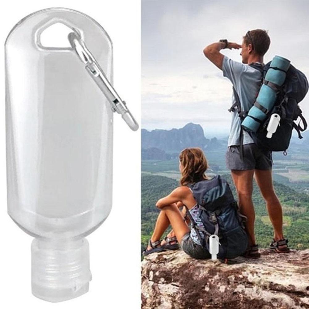 Transparent With Key Ring Empty Cosmetic Container Refillable Bottle Hand Soap Bottle Spray Bottle