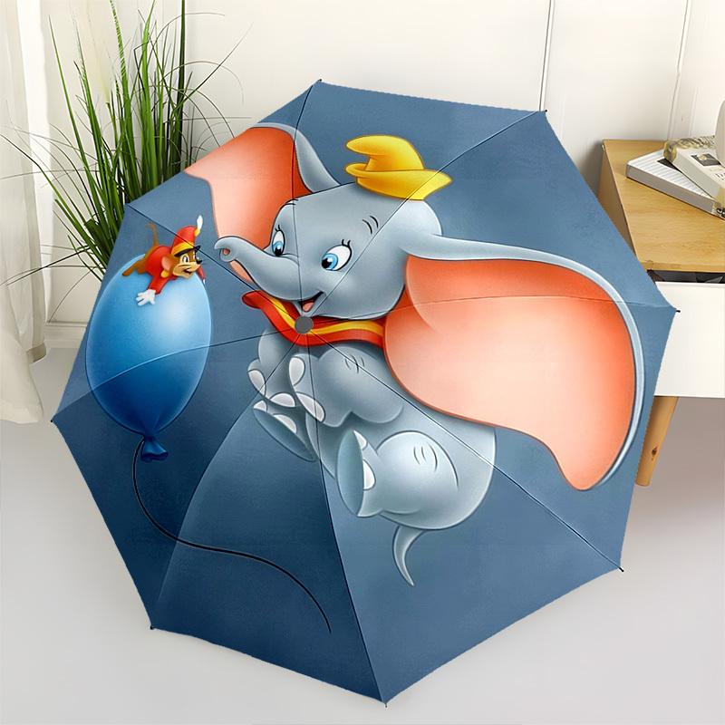 

Elephant, Balloon Themed Automatic Opening and Closing Umbrella, Brightly Colored 8-rib Portable Umbrella, Suitable for Men and Women, A Perfect Gift