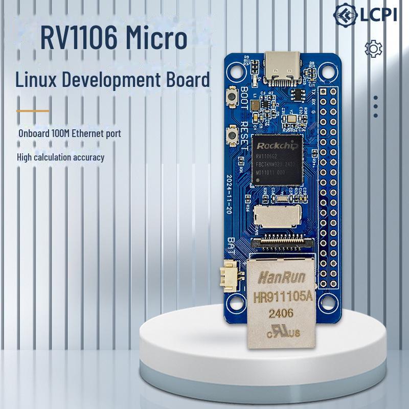 

LCPI Rockchip RV1106 AI Dev Board з RISC-V, 256 МБ Flash RV1106 Micro Linux Development Board