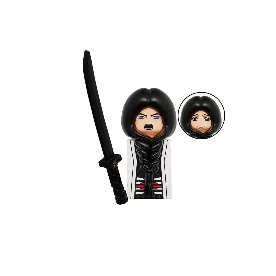 Новые мини-фигурки Аниме Блич Строительные блоки Куросаки Ичиго Улькиорра Сифер Множество Аксессуаров для Оружия Игрушки Подарки