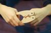 Nail Massage Tool Made from Domestic Thinned Wood for Nail (medium Size) [Tool Massage]