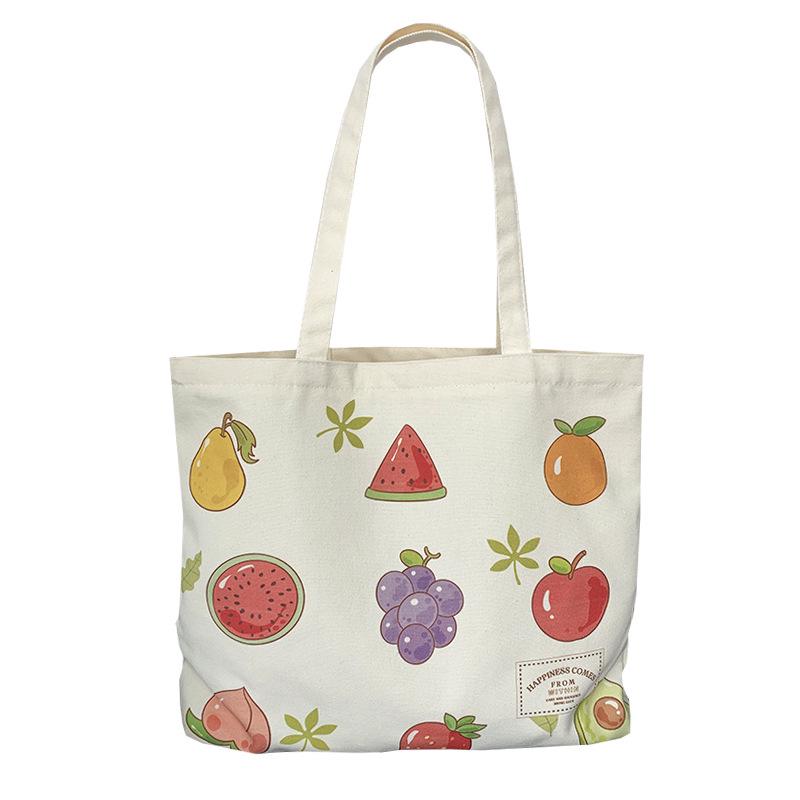 Summer Fresh Butterfly Tote: Women's Sweet Chinese-Style Canvas Shoulder Bag