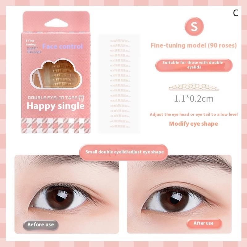 

90/240 PCS Shaping for Single Eyelid Double Eyelid Stickers Natural Invisible Long-Lasting Big Eye Beauty Tapes