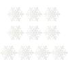 Christmas Snowflake Pendant Pack of 10 for Creative Ornament Living Room Decorat
