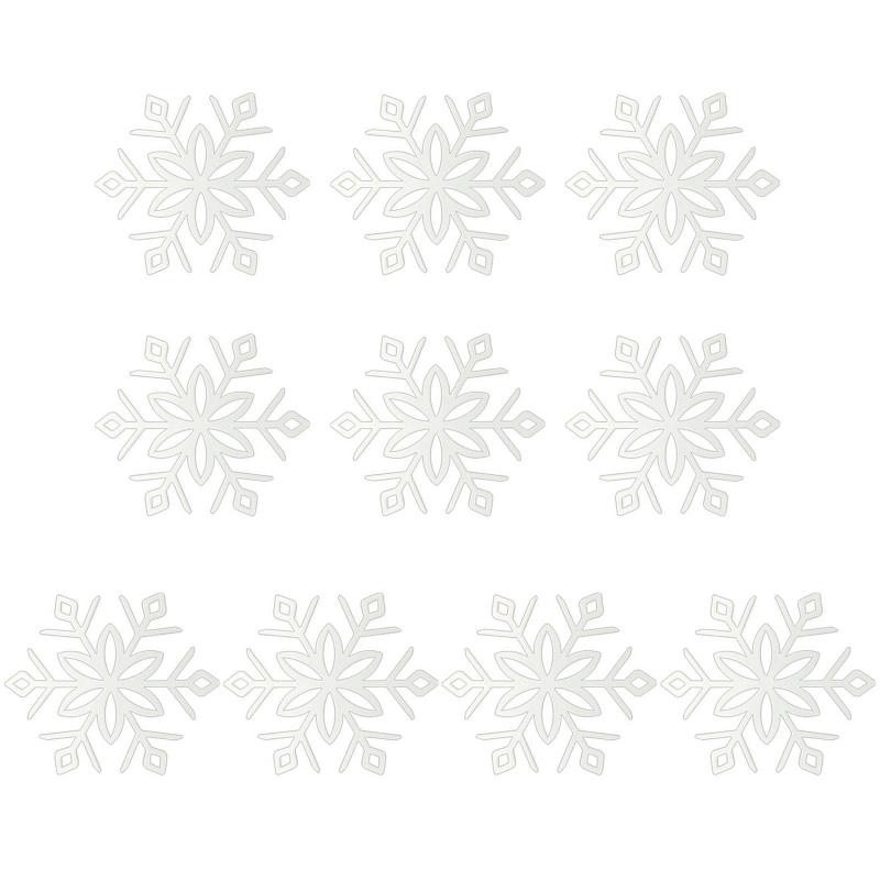 Christmas Snowflake Pendant Pack of 10 for Creative Ornament Living Room Decorat