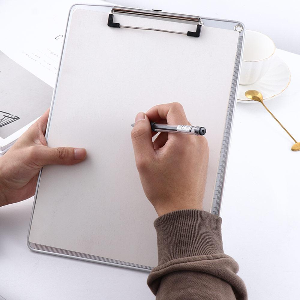 Zinc Zinc Alloy File Folder A5 Collect Book Writing Board Clip Clipboard Writing Pads A4 Document Holder