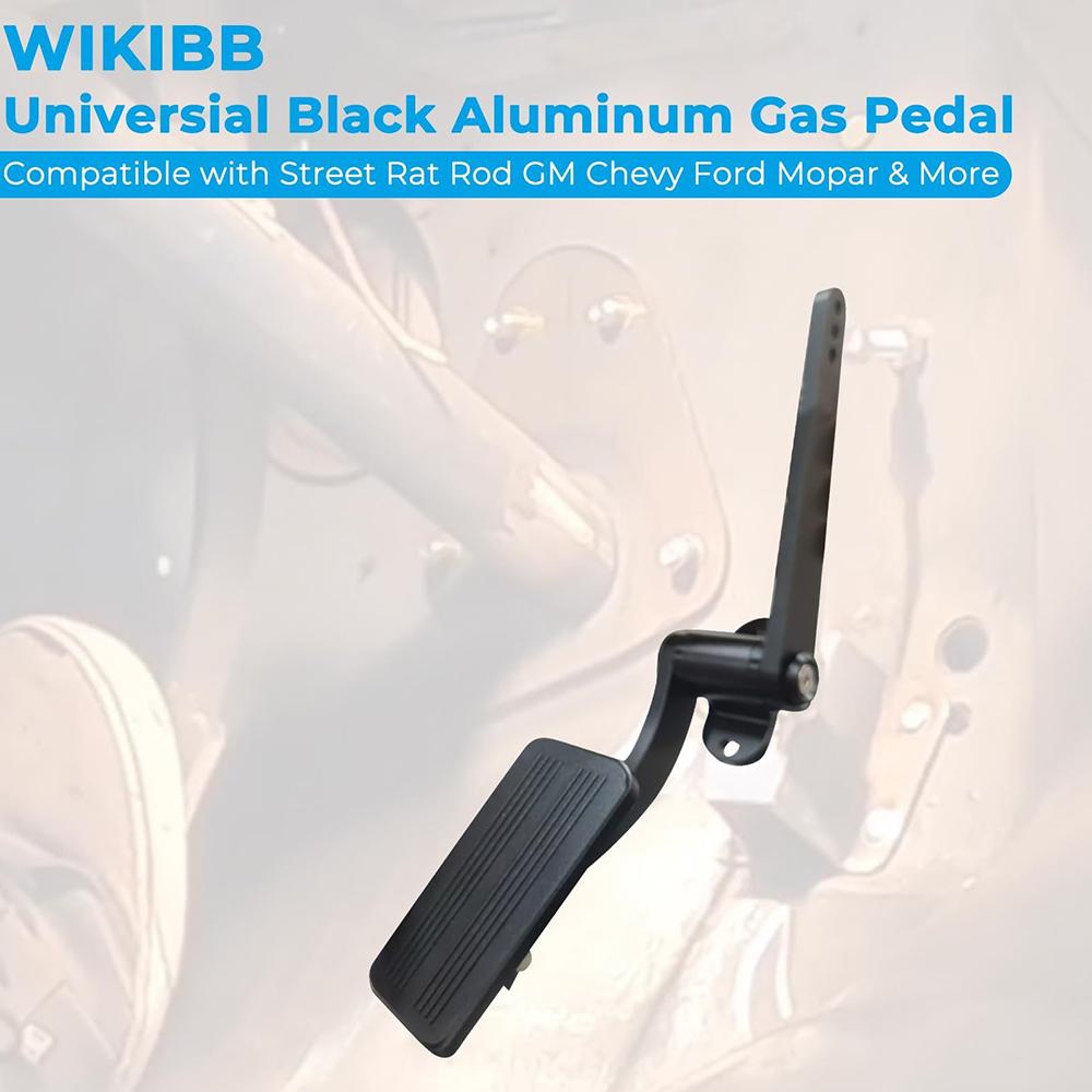 Aluminum Throttle Pedal For Chevy Ford, Black