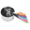 5 Stück Edelstahl Wärmeisolierung Messbecher Set Küche Kochen Backwerkzeug5 Stück