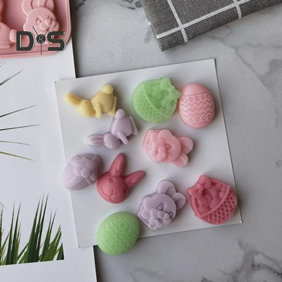Wielkanocna foremka na czekoladę w kształcie jajka przezroczysta konsystencja silikonowa 18 wnęk dekorowanie ciasteczek forma na cukierki na imprezę