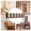 Key Hooks For Wall Coat Hanger Wood Grain Piano Keys No-Drill Bag Holder Wall Decor For Laundry Bedroom Dorm Garage Entryway RV