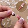 Clear No-Trace Convertible Nail Art Buckles: Switchable Long/Short Invisible Nail Accessories