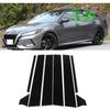 For Nissan Sentra 2020 2021 2022 8Pcs Car Door Window Polished Pillar Posts Trim Covers Auto Exterior Accessories