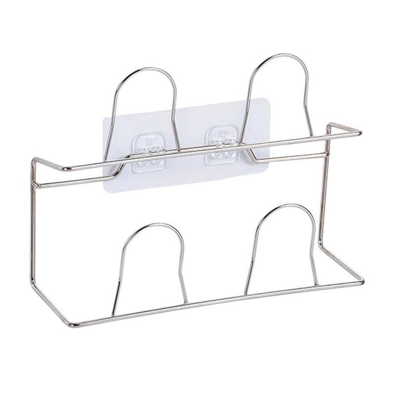 Shoes Holder Wall Mount Slipper Hanging Shelf Living Room Storage Rack