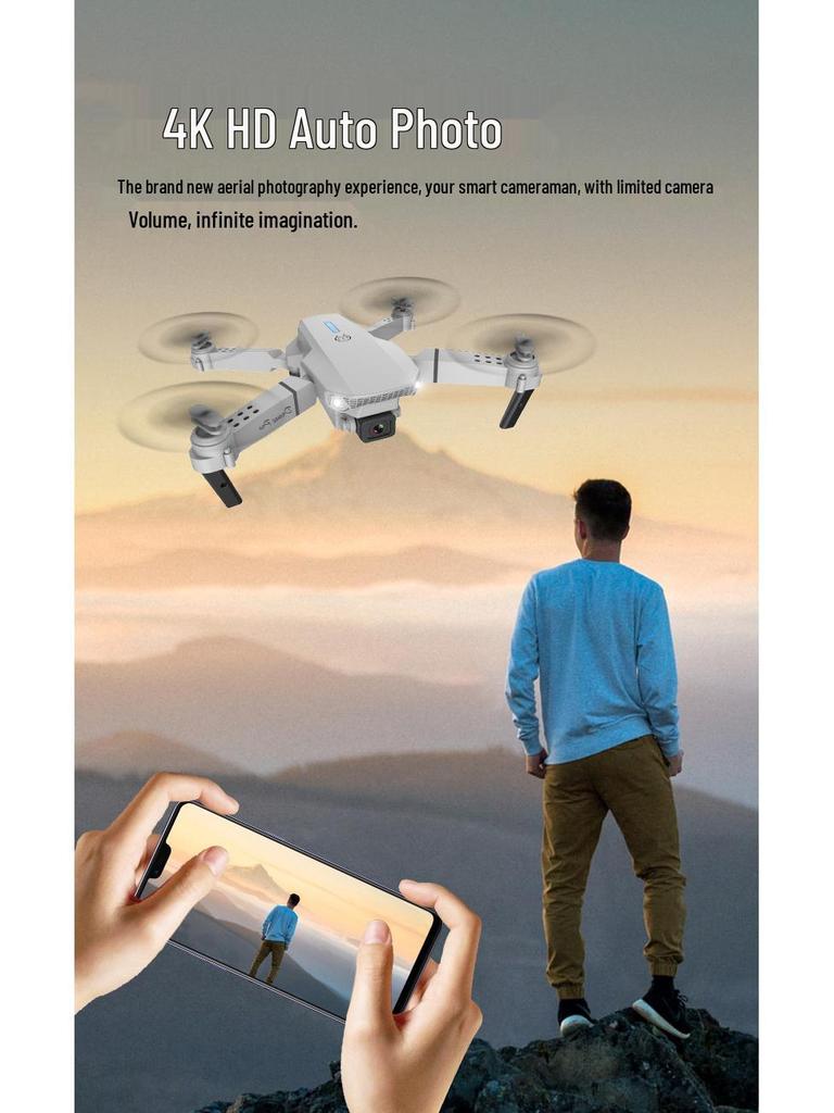 E88 E58 E99 Long-Endurance 4K Dual Camera HD Drone with Remote Control