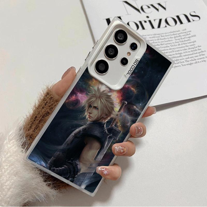 

F-Final F-Fantasy Anime Soft Phone Case for Samsung Galaxy S24 S25 FE S26 Edge S23 Ultra S22 Plus S21 + Shockproof Cover Back Sh Samsung S23