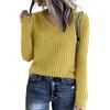 Women's Long Sleeve Knit Base Layer Sweater - Versatile Inner Top