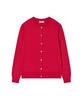 Je Ne Sais Quoi [Essential] Cashmere Light Crew Neck Cardigan_Red