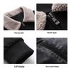 JEANSWEST Men's Thickened Winter Lapel Padded Jacket
