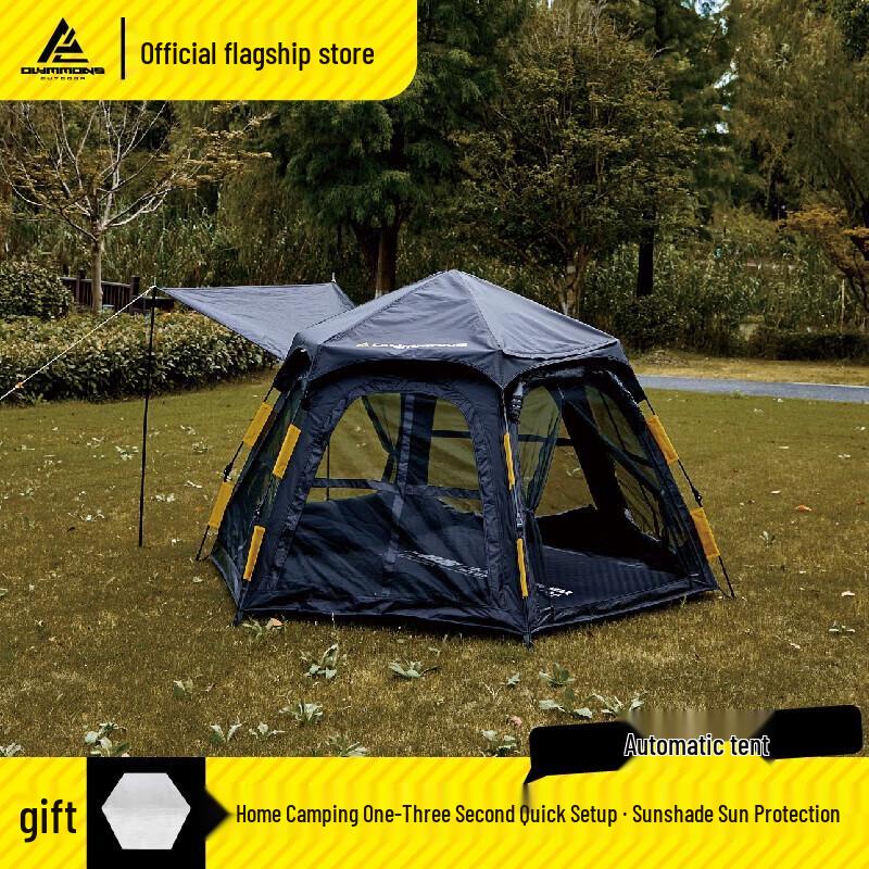 Cuoshan 3-5 Person Automatic Hexagonal Camping Tent