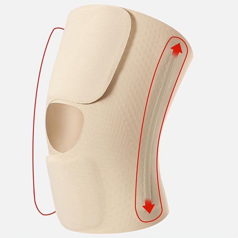 

1Pcs Knee Pads Female Professional Thin Summer Patella Knee Fixed Joint Protection Set Injury Running Sports Protective Gear M бежевый