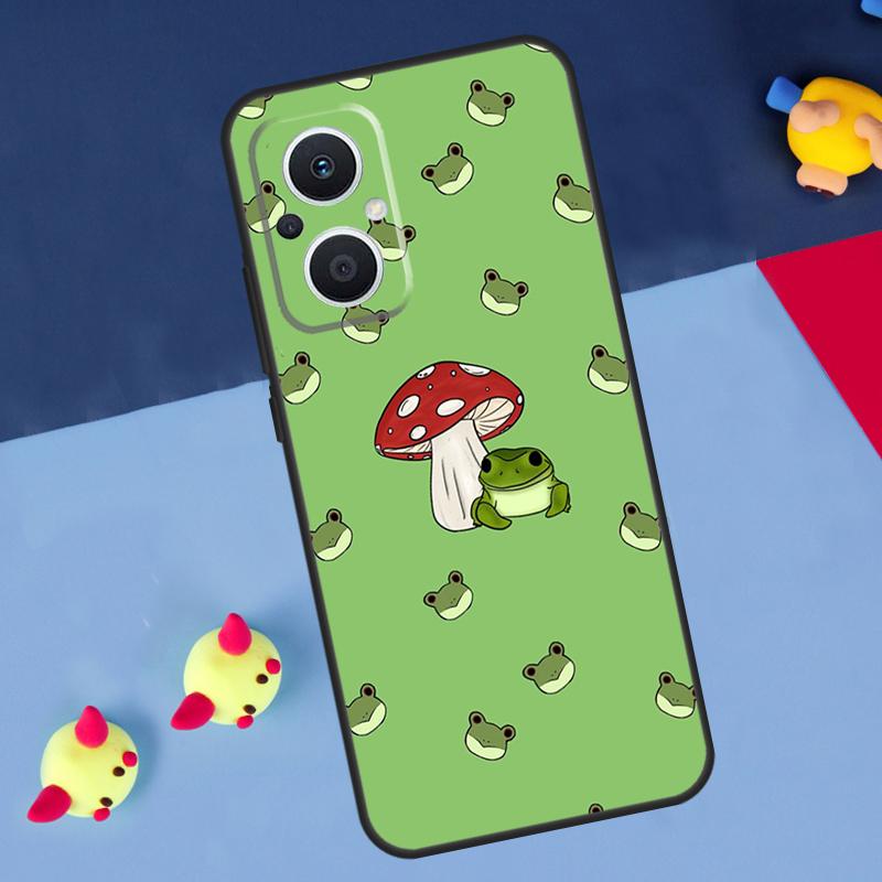 

Kawaii Frog Mushroom For OPPO Reno 14F 13F 12F 11F 10 11 12 13 14 Pro 8T 7 8 Lite OPPO Find X6 X5 X8 X9 Pro Case OPPO Reno8 T 4G