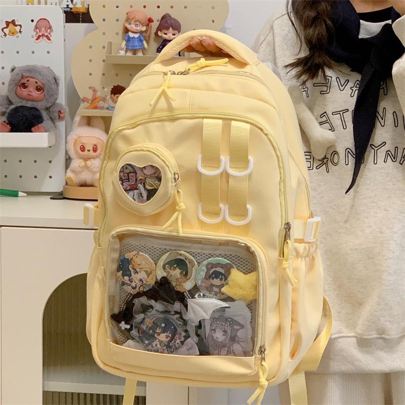 Anime Style Ita Bag Backpack for Girls – Large Capacity Shoulder Bag for Middle and High School Students