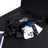 PU Waist Bag Men's Mobile Phone Bag Outdoor Sports Cycling Chest Bag