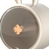 Toilet Paper Holder Cute Rabbit Shaped Waterproof Modern Wall Mount Paper Towel Holder Jewelry Rack
