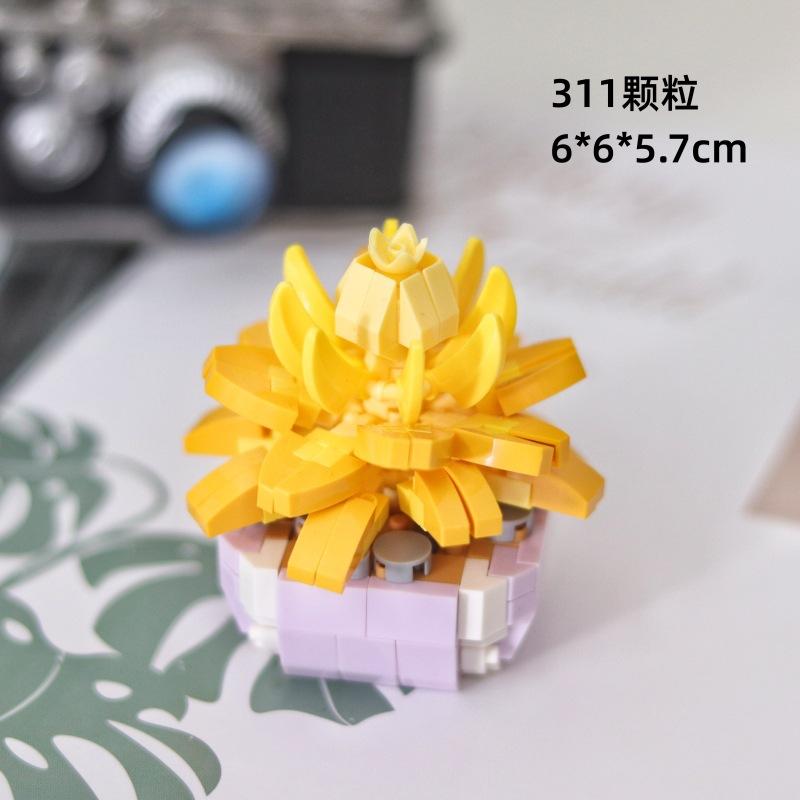 Bloc de construcție Floare pentru Copii de la 6 la 10 Ani Cărămizi Jucării Educaționale Mini Jucării de Construit pentru Copii Fată de la 5 la 7 Ani Jocuri