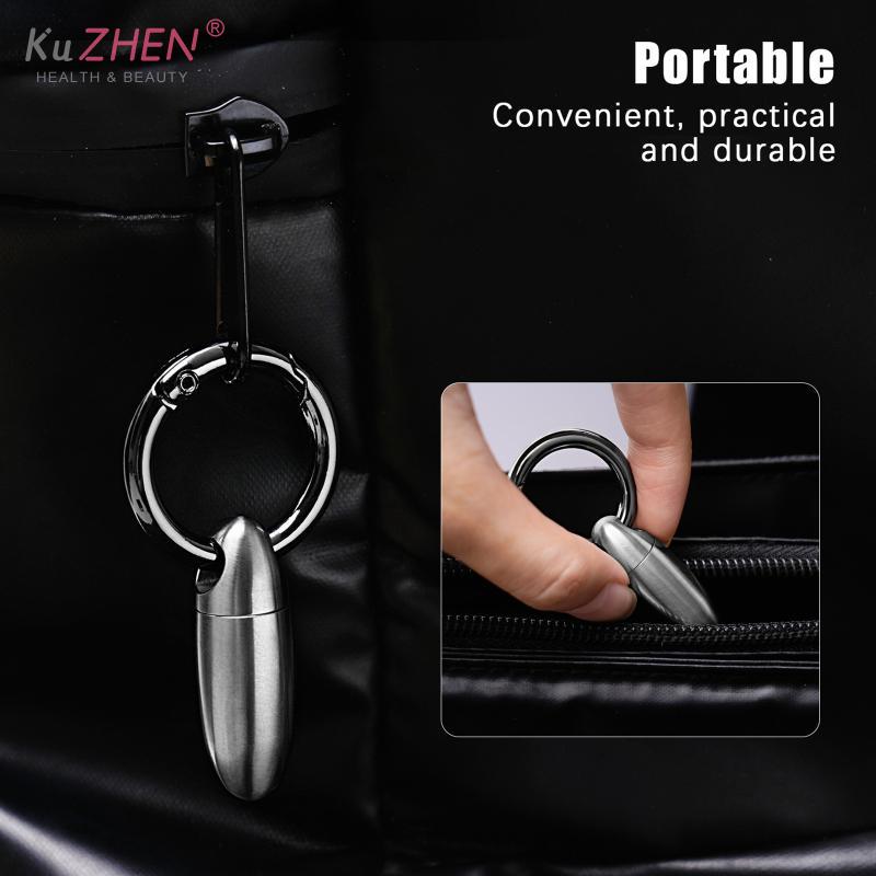 Pill Box Titanium Alloy Waterproof Bunker Portable Small Pill Box Sealed Waterproof Keyring Mini Carry-On First Aid Pill Bottle