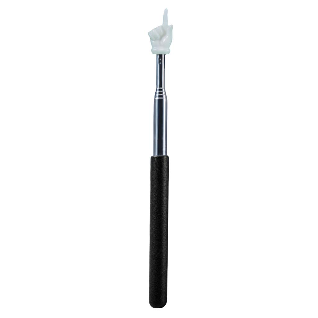 Telescopic Teaching Pole Classroom Indicator Stick For Reading And Learning Creative Finger Shape Teaching Stick School Supplies
