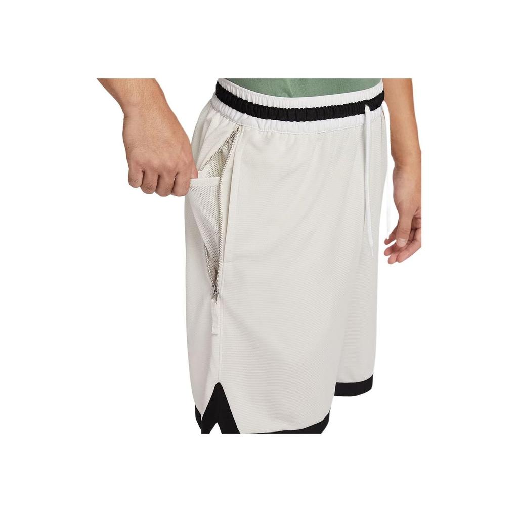 Nike Mid Rise Lace Up Color Block Straight Leg Casual Shorts Men Shorts White DH7161-030