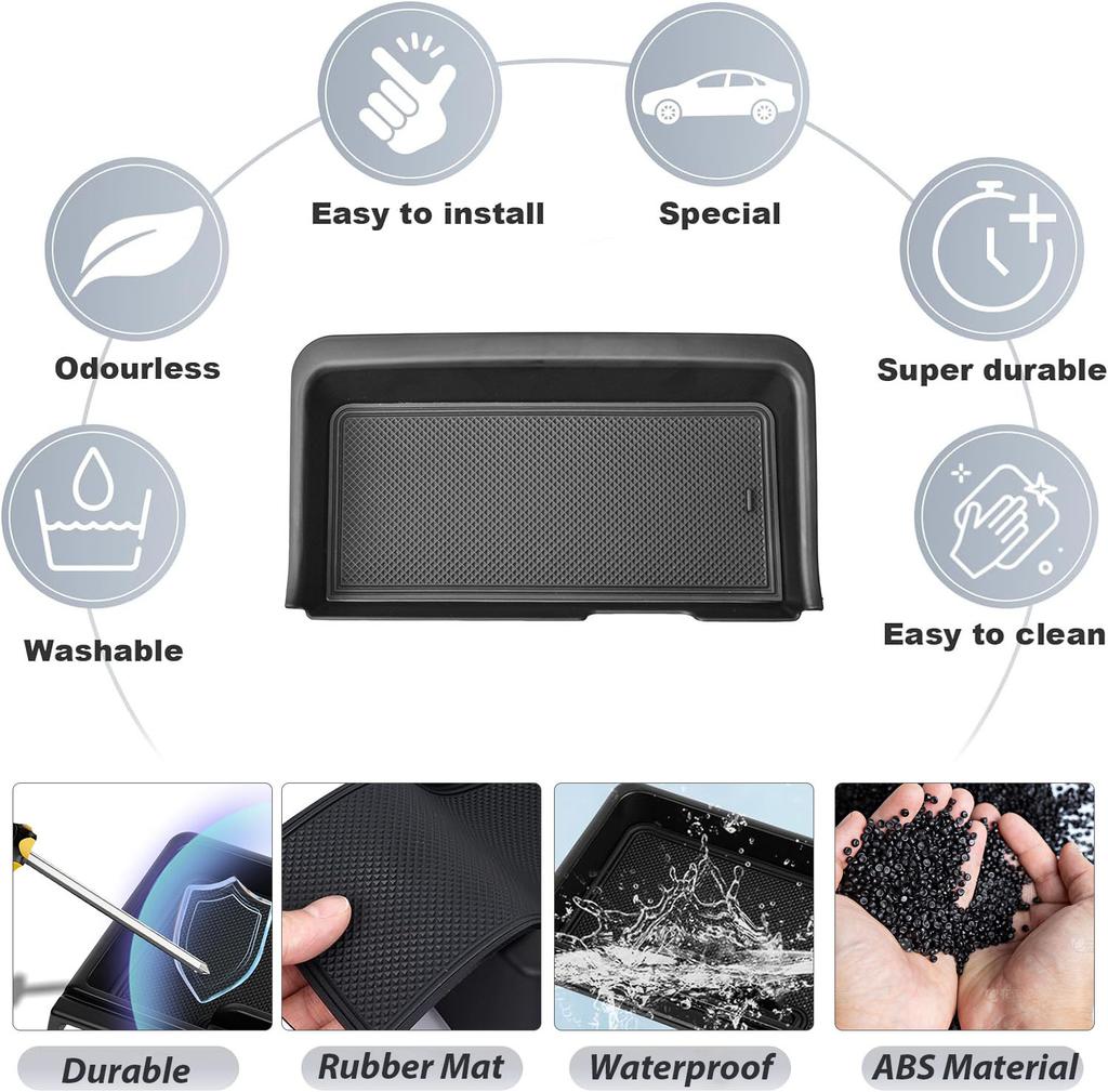 Center Console Organizer for 2025-2025 GMC Yukon/Chevy Suburban/Tahoe Gear Shifter Insert Tray Middle Console Compartment Cover