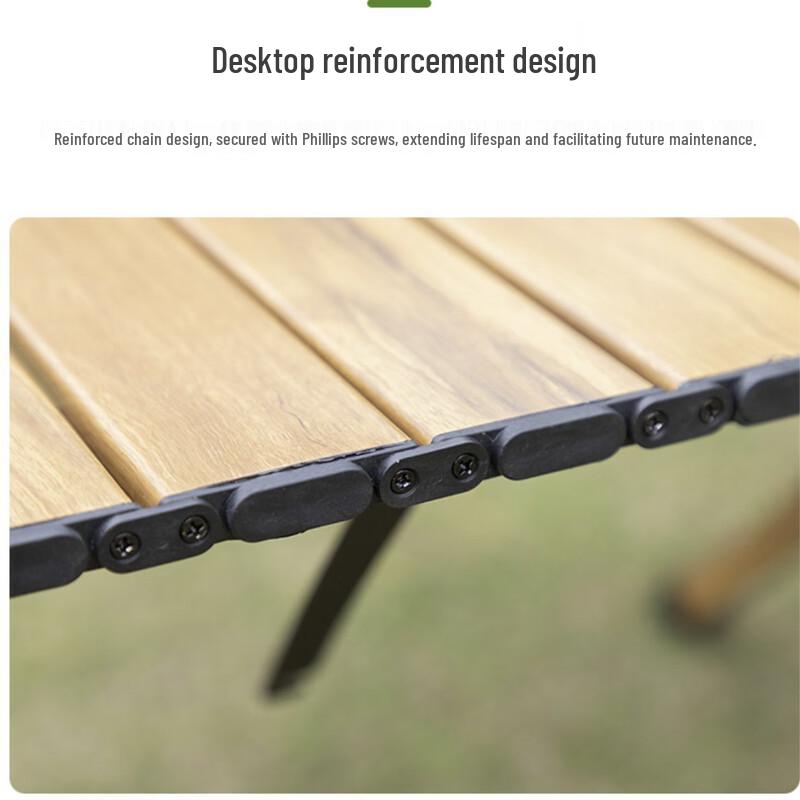 Portable Aluminum Alloy Camping Roll-Up Table