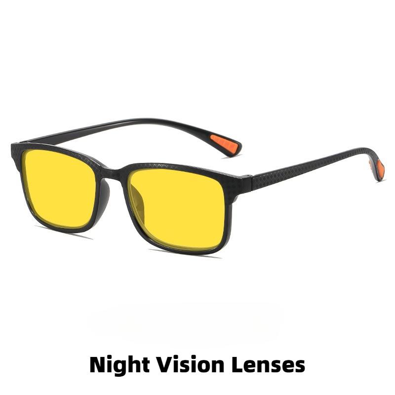 

Нічні окуляри з блокуванням синього світла та помаранчевими або червоними лінзами для чоловіків, захист від фар, для комп ютерних ігор