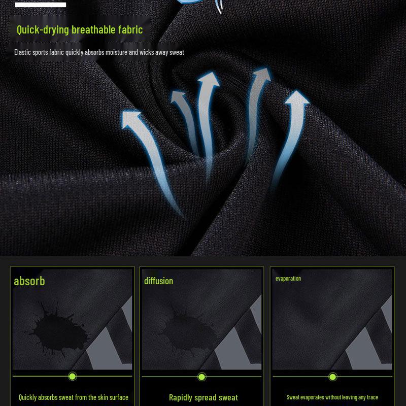 Men's Compression Shirt: High Elasticity, Quick-Drying, Breathable Long Sleeve for Sports, Fitness & Basketball 