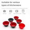10 Pezzi Stampi per Muffin in Silicone Antiaderenti Stampo per Torta Qualità Alimentare Riutilizzabili Pirottini per Cupcake per Cuocere Pancake Caramelle Muffin