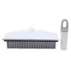 2 In 1 Floor Brush Stiff Bristle Scrubber Water Scraper Portable Scrub Brush for Bathroom Kitchen Sink