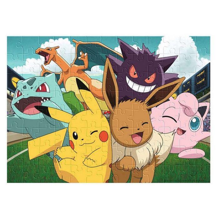 Puzzle 100 pièces : pikachu et les pokémon