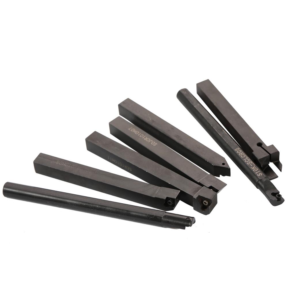 21PCS Multifunktionale Vhm Einsätze Halter Langweilig Bar Mit Schraubenschlüssel Für Drehmaschine Drehen Werkzeuge