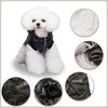 Hundezubehör, Haustier-Overalls, Haustier-Jacke für kaltes Wetter, einfarbig, Haustier-Hunde-Fleece-Kapuzenmantel, wasserdicht, winddicht