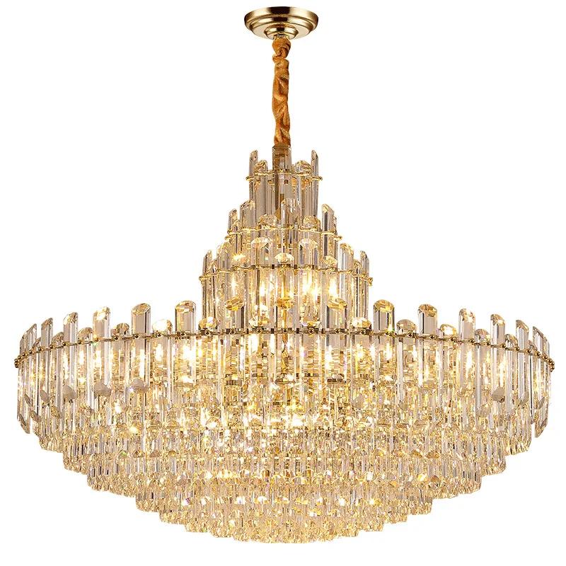 Luxury LED Ceiling Chandeliers Hanging Lamps Light Fixture Lustre Decorative Home Appliance for Dining Room