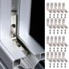 20pcs Corner Brackets Slot Aluminum Profile L-Shape Brackets 90° Inner Connector Eu-2020 Corner Connector Bracket Hardware
