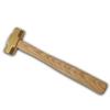 Octagonal Hammer 1 LB Wooden Handle Hardware Hammers Anti-slip Portable Durable Household Hammer Multi-purpose Manual Tools