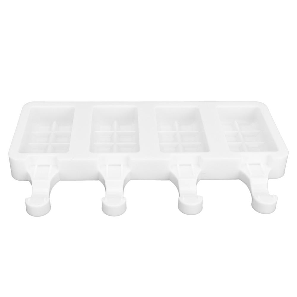 Grid Pattern Ice Bar Maker Square Ice Lolly Mold Portable DIY Ice Cream Mold  Summer Dessert